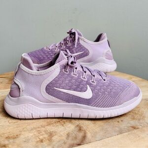NIKE Free RN 2018 'Elementa Rose' Mauve Stretch Athletic Shoes 7.5 Women